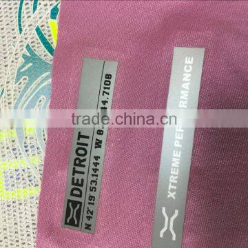 reflective heat transfer for sports wear