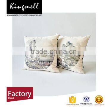 Wholesale Throw Covers Painting Chinese Pillow Cases Cushion Covers photo-2