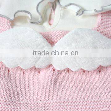 New Arrival Product Angel Wings Baby Knitted Romper for Winter and Autumn Wear photo-5