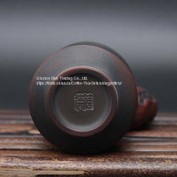 Handmade Tea Cup Bamboo Carving Tea Cup photo-3