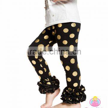 New Design Wholesale Cotton Ruffle Icing Pants for Baby Girls photo-5