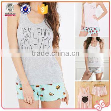 2016 loose cute thin summer homewear for lady