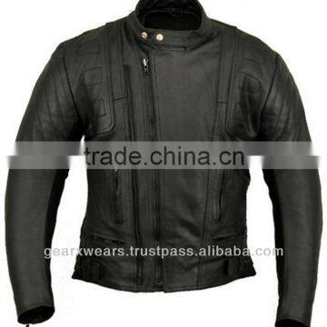 Mens Leather Motorbike Jacket