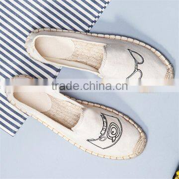 Wholesale Casual Ladies Flat Loafer Shoes woman summer fashion sandals breathable casual slip-on shoes