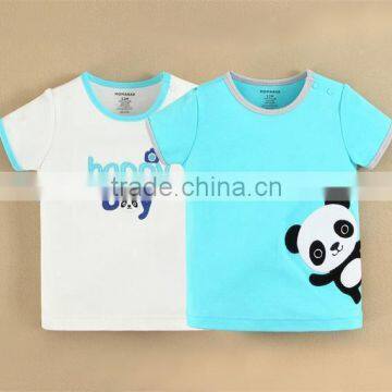 mom and bab 2015 baby clothes 100% cotton summer baby t shirt wholesale plain