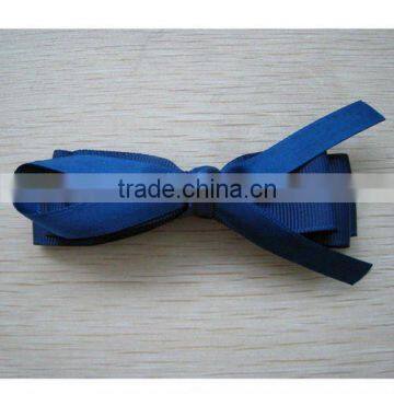 4inch stain ribbon bow/grosgrain bow