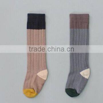 SK1019 Children Non-slip Socks Vertical Striped Cotton Floor Baby Socks photo-3