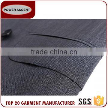 Men'S Double Breasted Stripped Coat Pant Men Suit Formal Business Suits photo-5