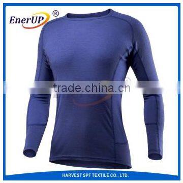 Men knitted Merino Wool Thermal Underwear Tops