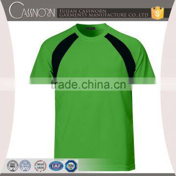 Breathable Custom Contract Color Decoration Crew Neck t- Shirt for Men photo-4