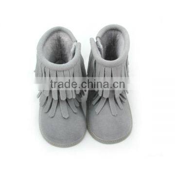 Wholesale Cute Fashion Baby Tassels Kids Snow Walking Shoe photo-4