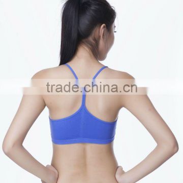 seamless women spaghetti strap bra