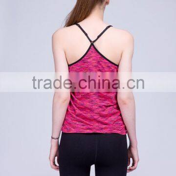 Ladies Seamless X Strap Tank Top Classic Camisole photo-3