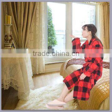 Top quality hotel bathrobes uk for sale, Woman clothing fluffy coral fleece bathrobe