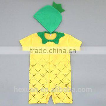 New Arrival Wholesale 100% Cotton Plain Color Baby Romper Short Sleeve Baby Summer Rompers photo-2