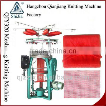 machine knitted bag for potato