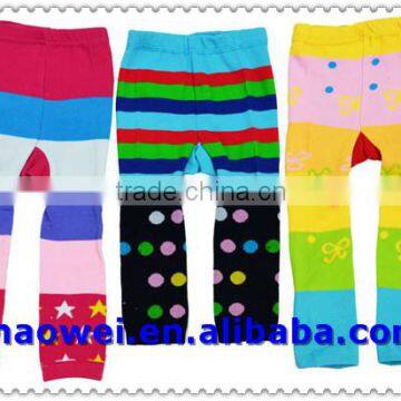 Fashion Soft Colorful Baby patterned cute tights baby legging