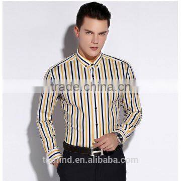 China Supplier Customise Classic Men's Formal Striped Shirt in Bulk photo-3