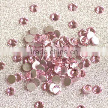 Pink Glass Rhinestone Diamond ,flat Back Crystal AB Rhinestones for Nail Art photo-4