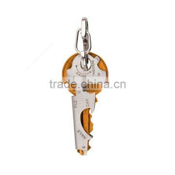 2016 New Arrival 8 In 1 Stainless Key Ring Hanging Buckle Multifunctional Tool Outdoor Survive Hot Sale photo-2
