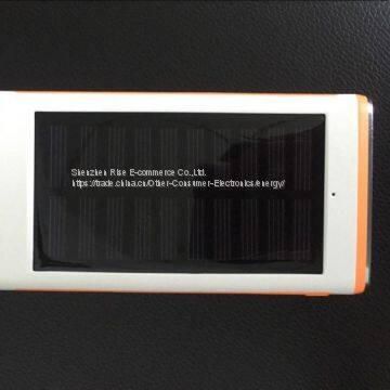 FOB Shenzhen 8000mAh Solar Power Bank OEM Solar Power Bank Fast Charging With Led Light Camping Lamp photo-2