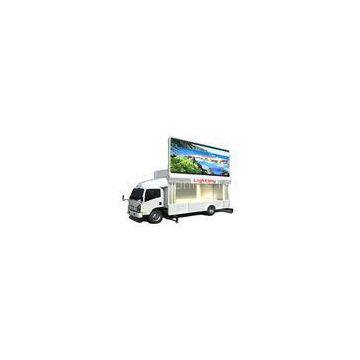 outdoor P10MM full color advertising trailer led screen display with oval lamp