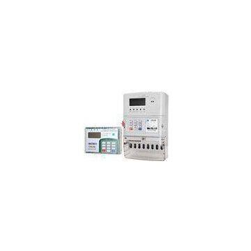 Three Phase Prepaid Electricity Meters , Plc Rf Commercial Electric Meter
