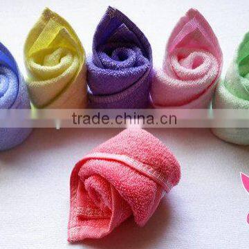 Solid Color Bamboo Viscose Fiber Mini Towels