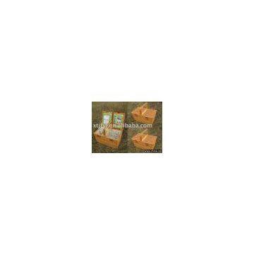 Picnic set, picnic basket, willow picnic basket, picnic hamper
