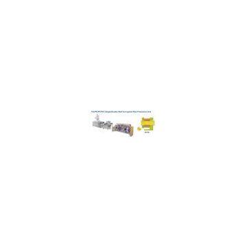 PA/PE/PP/PVC Single/Double Wall Corrugate Pipe Plastic Machine