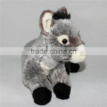 Cute Design Custom Design High Quality Lifelike Stuffed Donkey Donkey Plush Toy photo-2