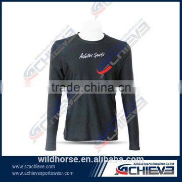 2017 long sleeve custom rugby shirts cotton