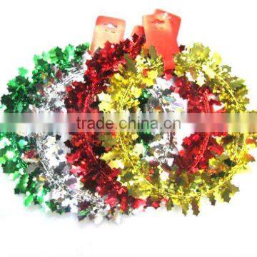 christmas tinsel garland