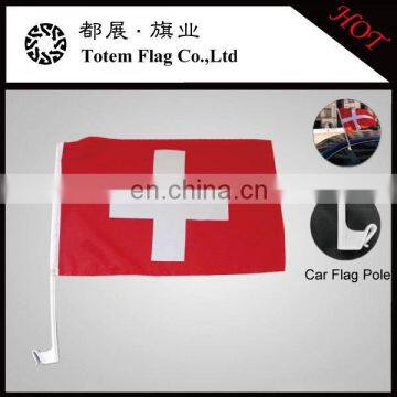 Switzerland/Swiss National Car Window Flags