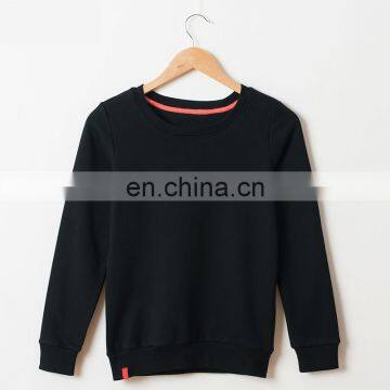 Children Custom Crewneck Black Color Sweatshirt Kids