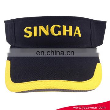 3D embroidry logo golf caps and hats men outdoor sunscreen sports caps cotton sun visor hats