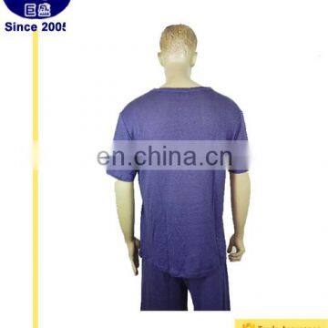 Men's Summer Anti-odor Hemp and Silk Polo-shirt photo-2