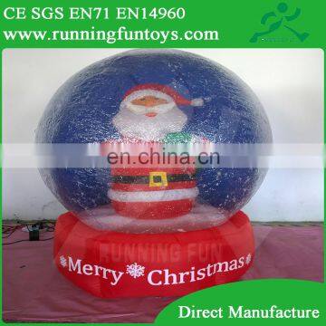 Hot sale mini snow globe, christmas inflatable, inflatable christmas decoration for sale