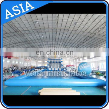 Great Enjoy Water Ball in Swiming slides with Giant Inflatable Long Swimming pool