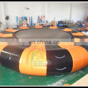 high quality inflatable water platform funny water trampoline play on water