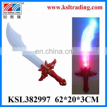 Eco-Friendly plastic toy sound and light flash sword