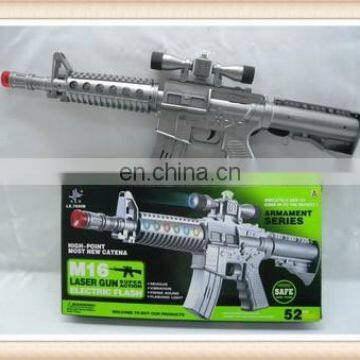 kids flashing plastic electric fireworks toy gun