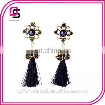 European and American fashion elegant retro hollow with the diamond of lady earrings