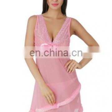 Indian Global Exclusive Women Power Net Nightwear Sleepwear Babydoll Slip