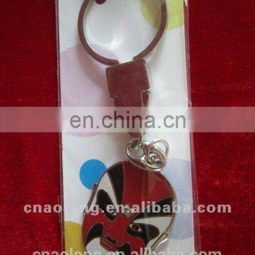 High Quality Chinese Mask Custom Made Souvenir Metal Key Chain/keychain/keyring photo-5