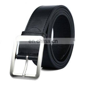 3D embossed custom metal belt buckle with genuine leather