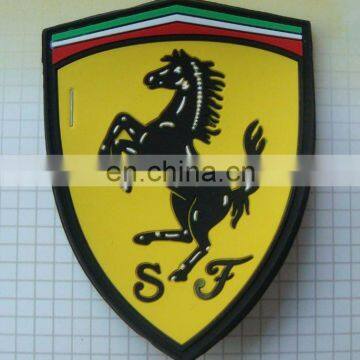 Soft rubber PVC clothing badge