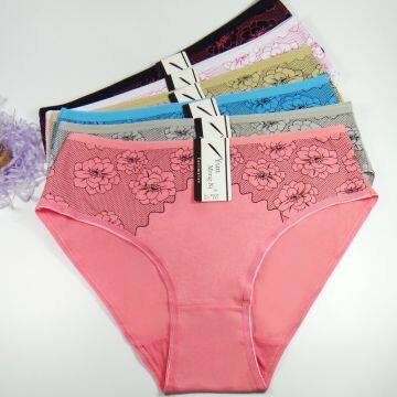 Yun Meng Ni Sexy Underwear For Women Flower Printing Girls Briefs Cotton Women's Panties