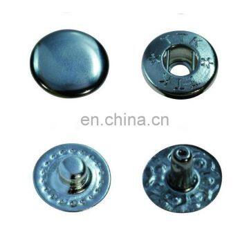 Colorful push metal/brass snap fastener for bags/garments