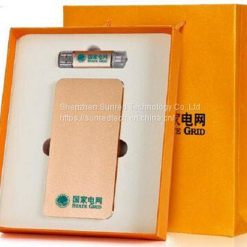 Promotional Gift Set 2 in 1 Corporate Gift Set with Power Bank 10000mAh